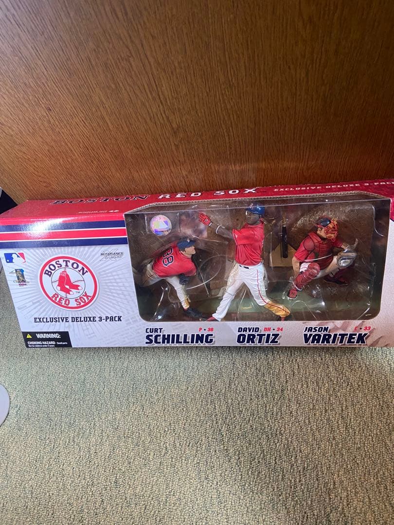 マクファーレン MLB 3PK レッドソックス/オルティス・シリング・バリテック