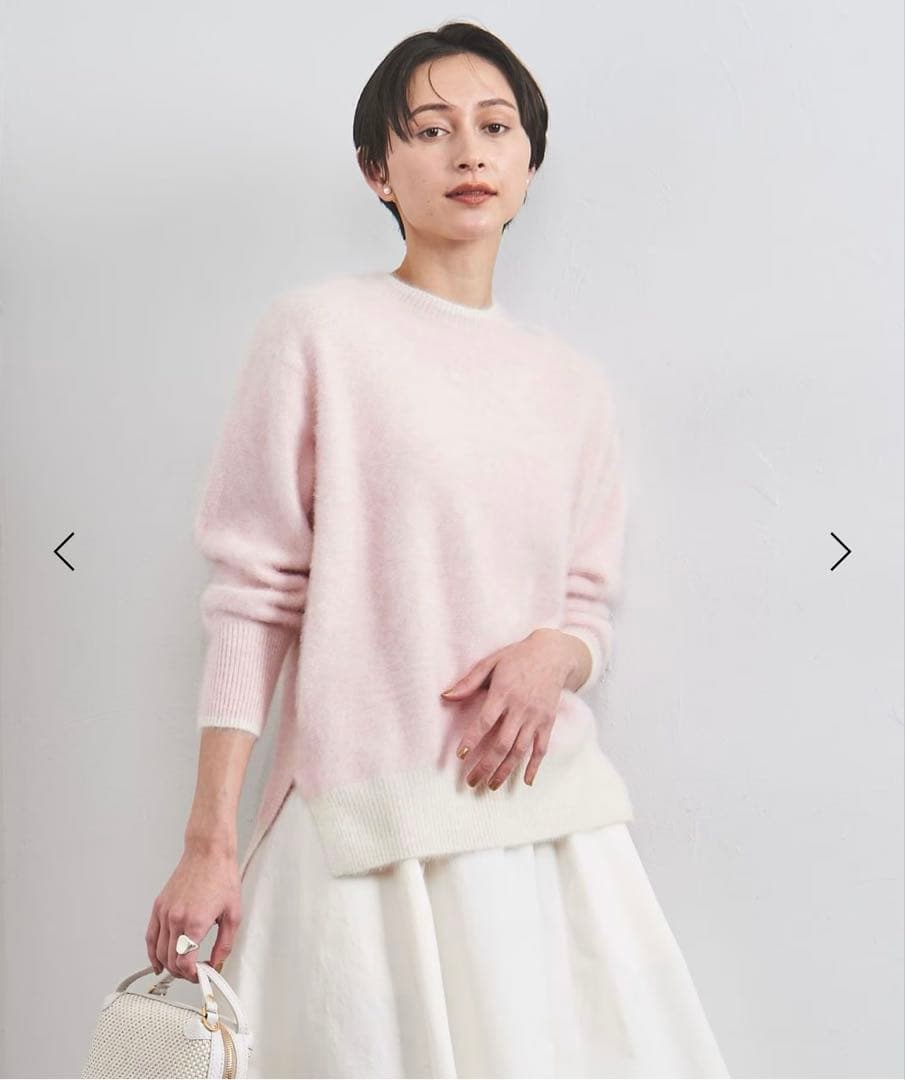 UNITEDARROWS フォックスカシミヤクルーネックニット