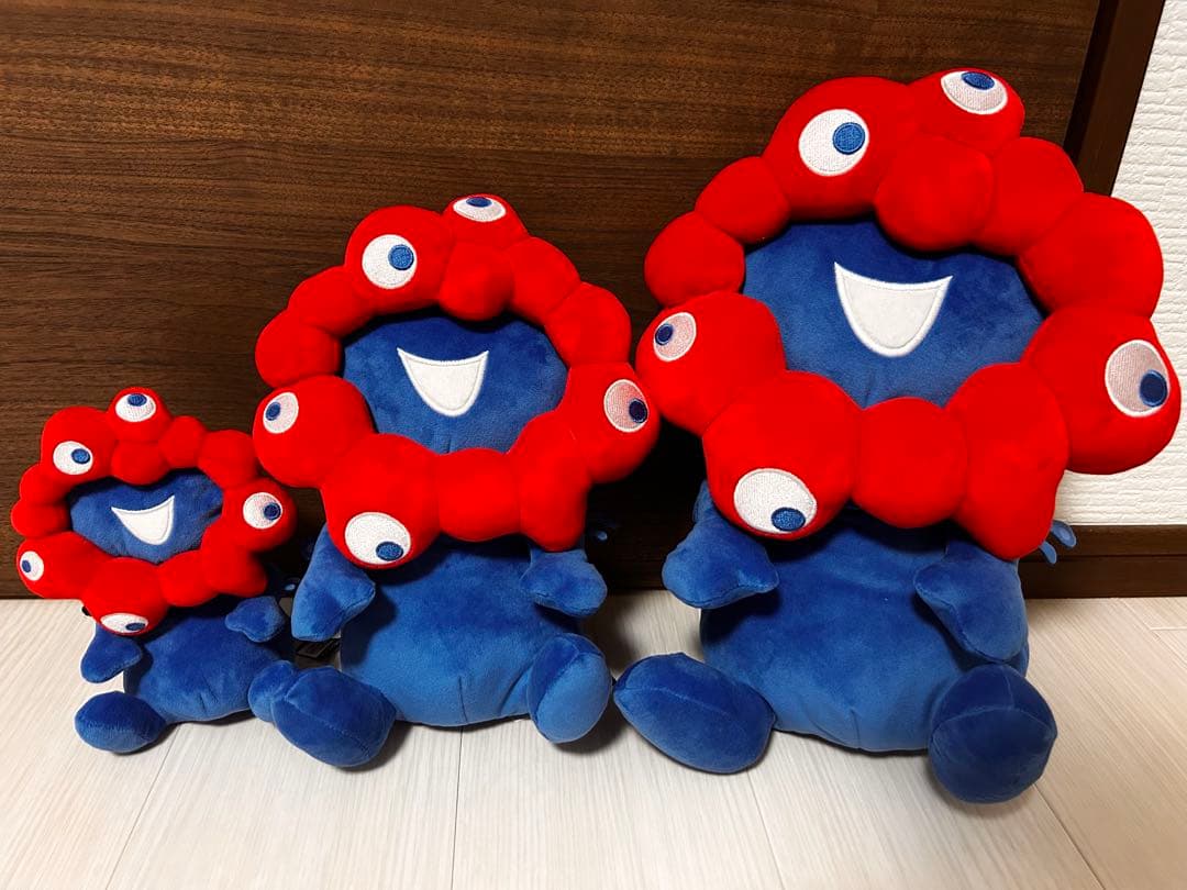 ミャクミャク　お手玉風ぬいぐるみ　3点セット　SML