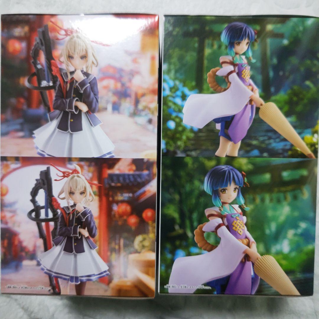 モンスト ナムコ限定フィギュア マサムネ ヤクモ セット ＋ステッカー