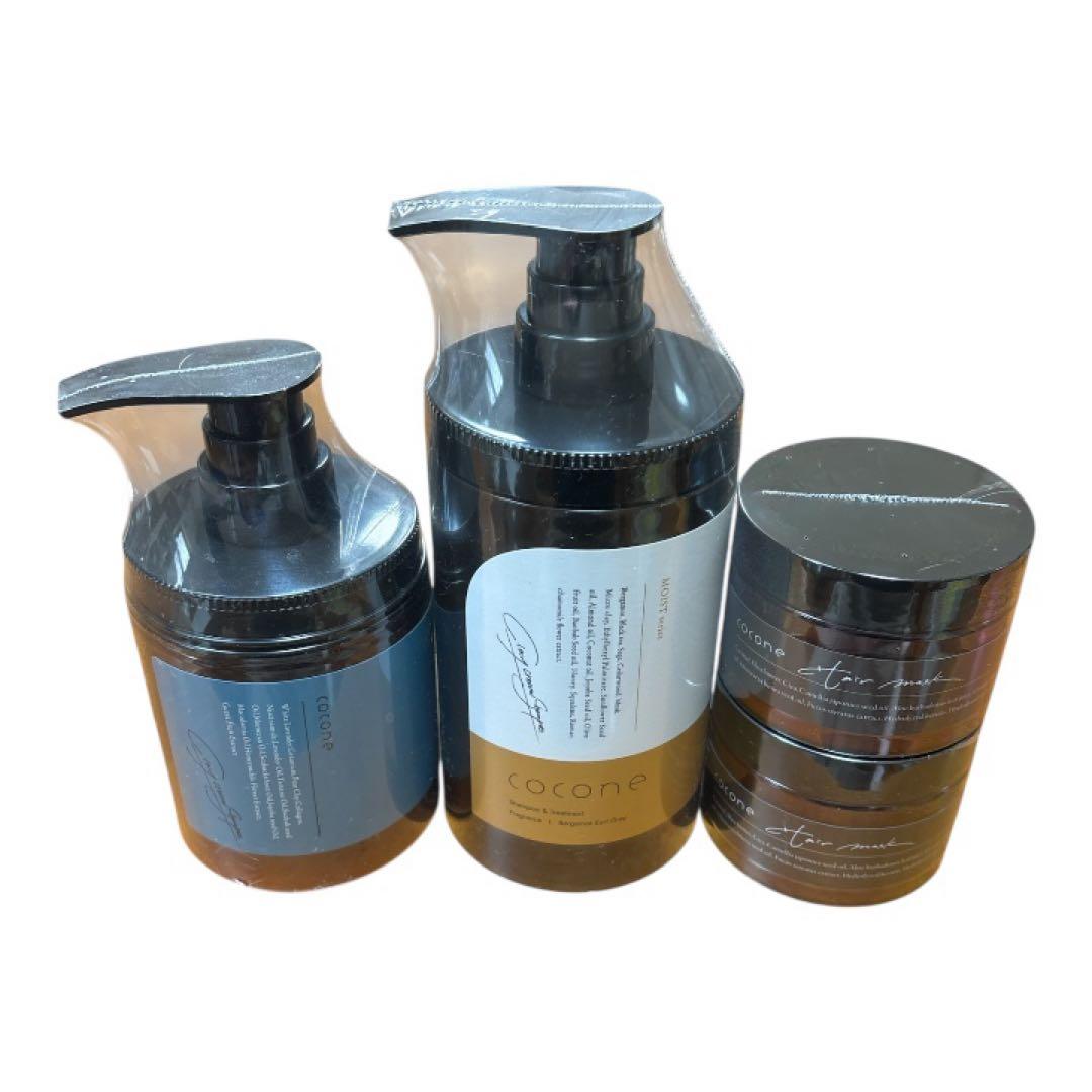 cocone クレイクリームシャンプー とヘアマスクの４点セット