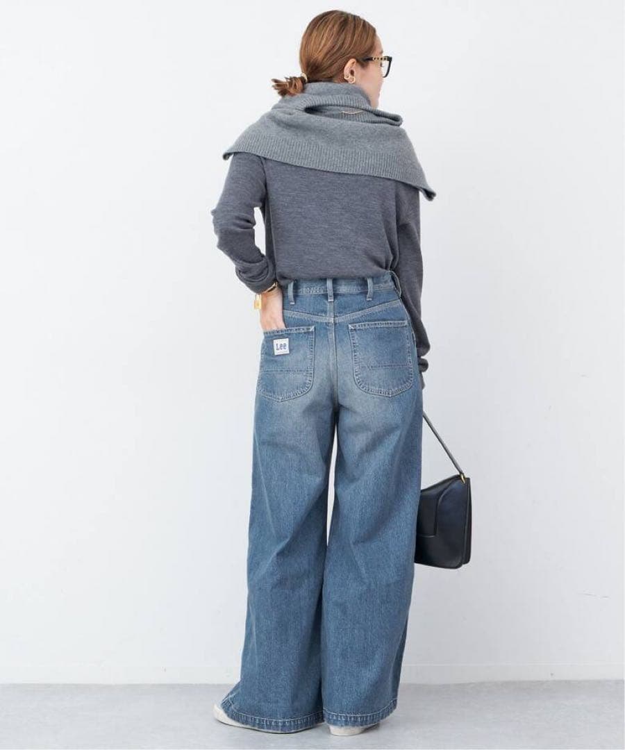 Deuxieme Classe Lee 別注 デニムワイドペインターパンツ 34