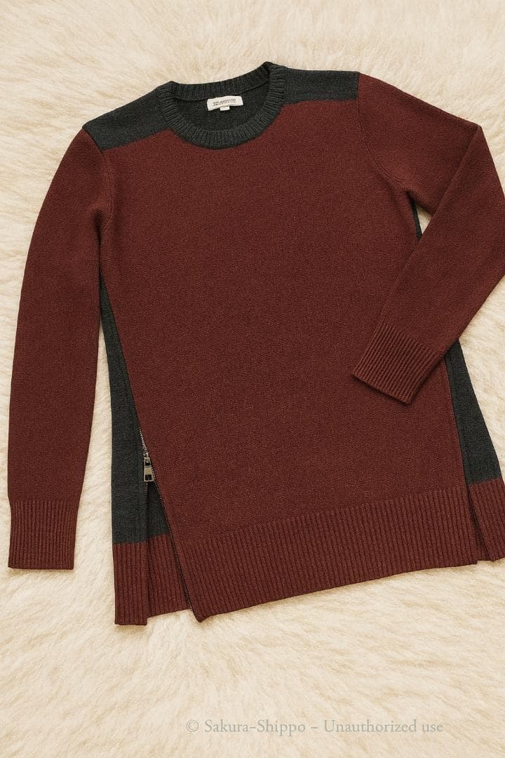 専用❣️新品Vinceヴィンス カシミヤブレンド ブロックニット　Sサイズ