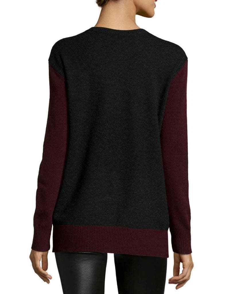 SALE❣️新品Vinceヴィンス カシミヤブレンド ブロックニット Sサイズ