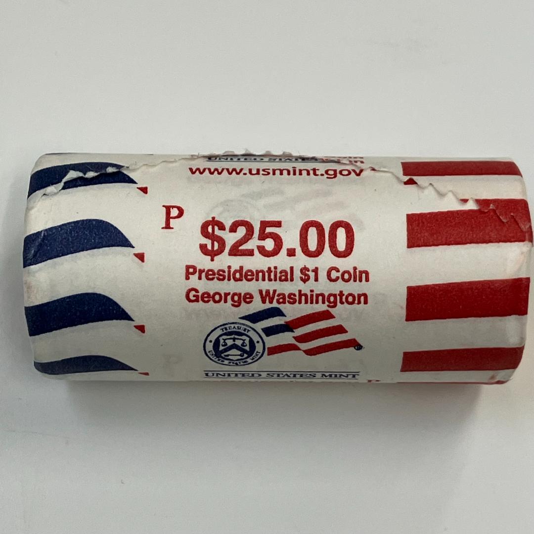 ゴールデンダラーシリーズ 初代大統領ジョージ・ワシントン 記念硬貨 25枚