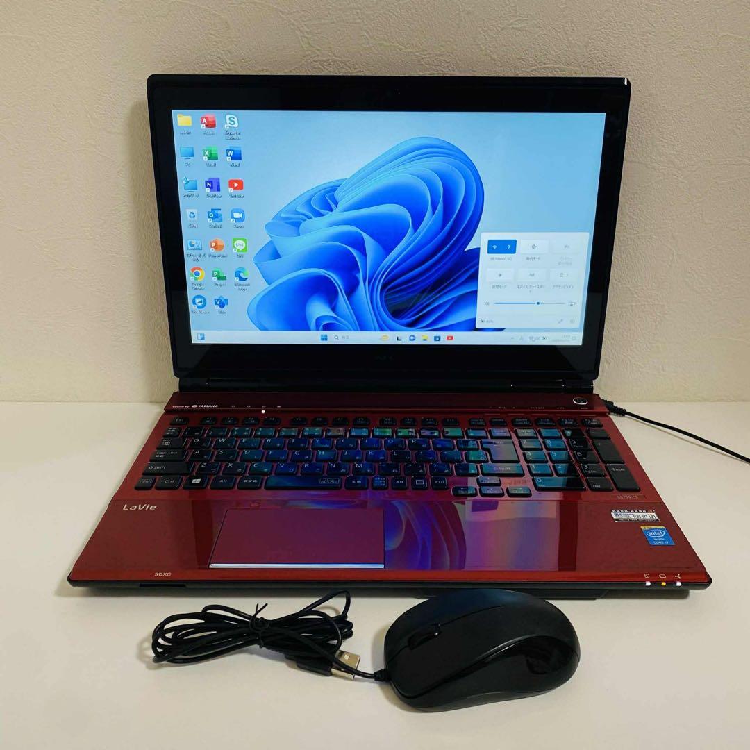 Y32 NECノートパソコン i7メモリ8G高速タッチパネル Windows11