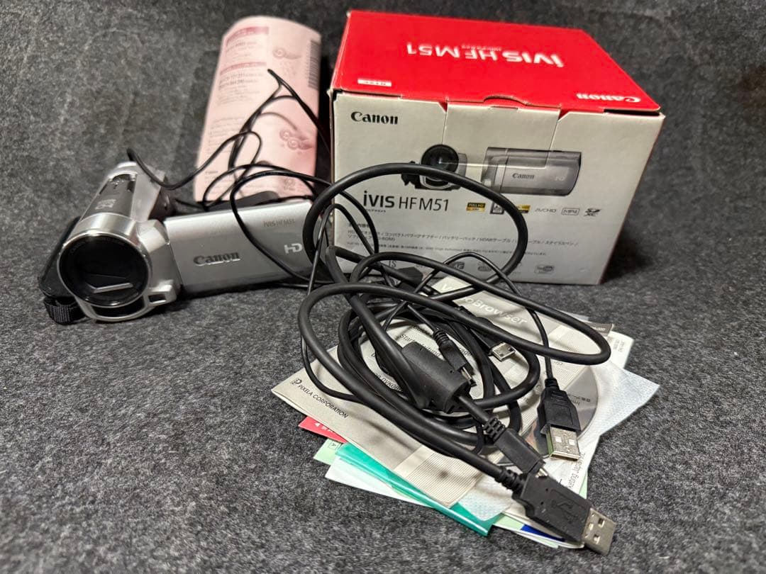 Canon iVIS HFM51 ビデオカメラ 本体②