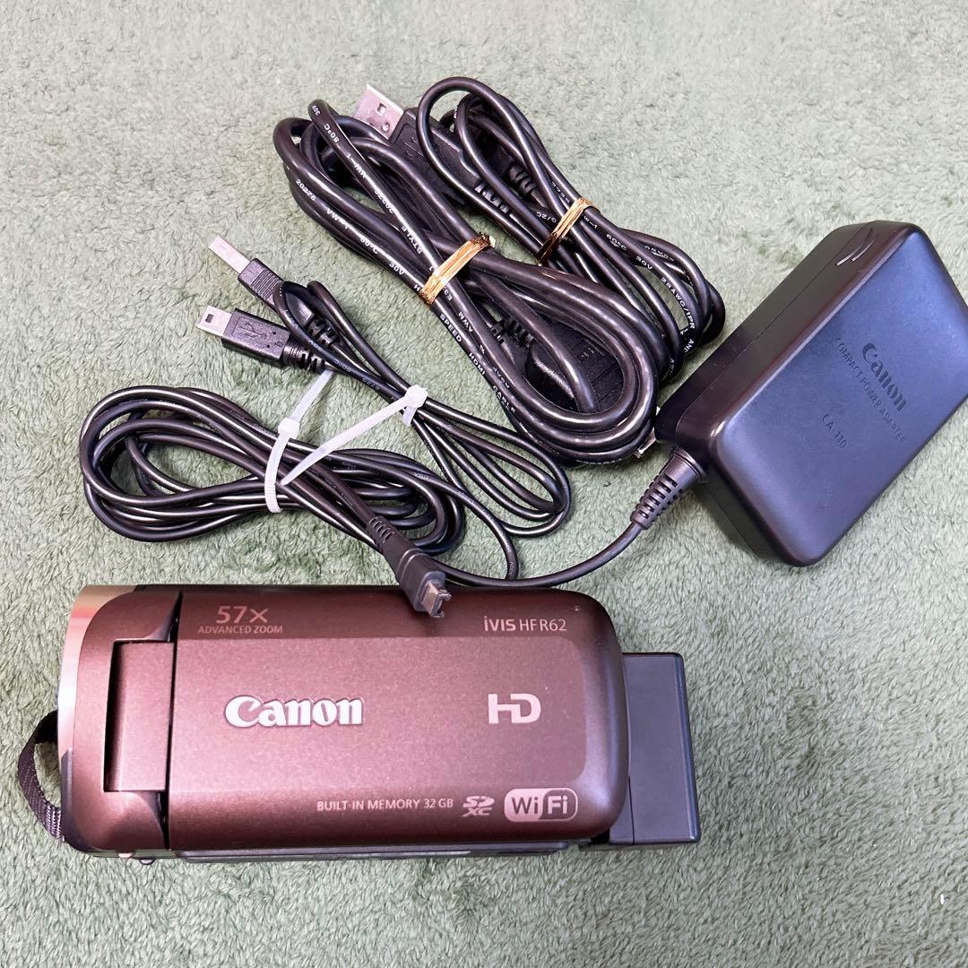 Canon HDビデオカメラ iVIS HF R62 ブラウン