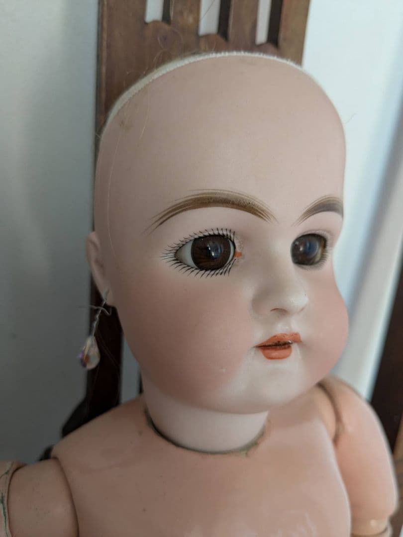 アンティークビスクドール ドイツの子 ハンドベルク - メルカリ