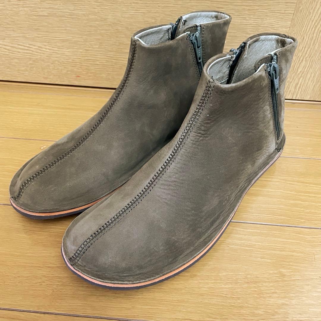 未使用品 カンペール Beetle ショートブーツ　スエード　ダブルジップ