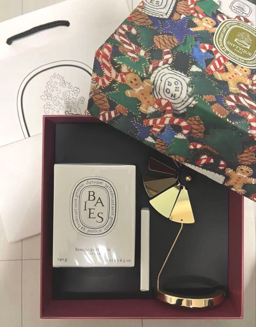 Diptyque キャンドル付きカルーセル 星 2024限定版　 新品未使用