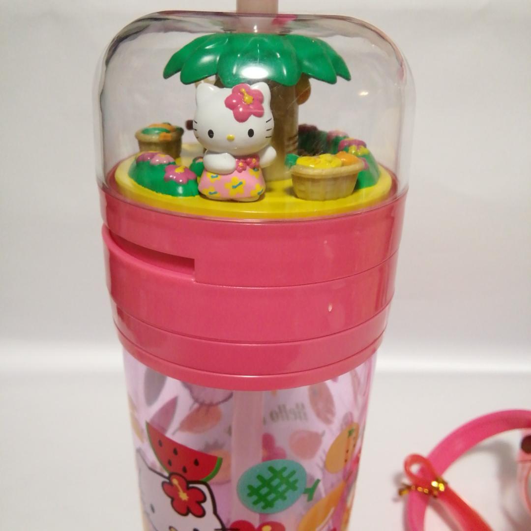 未使用　ハローキティ トロピカルボトルストラップ付き　平成レトロ　2002年 未使用 ハローキティ トロピカルボトルストラップ付き 平成レトロ 2002年