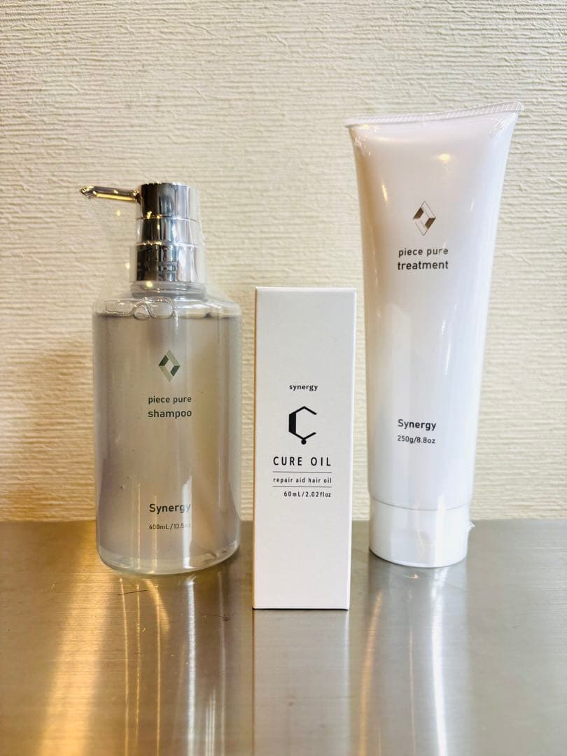 【新品】シナジー　ピースピュアシャンプー＆トリートメント＆キュアオイル　3点 synergy(シナジー) ピースピュアシャンプー 400ml | REJUBELLa