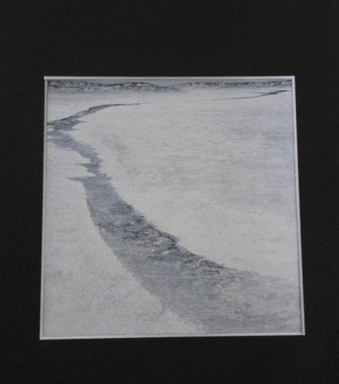 浦上義昭、【玄帝】、希少な額装用画集より、新品額装付