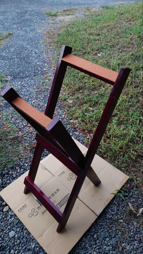 和太鼓用折りたたみスタンド ダークレッドA