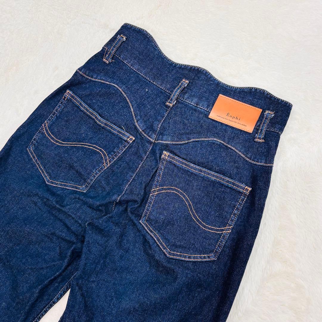 Eaphi エフィ WAVE DESIGN HIGH WAIST DENIM - メルカリ