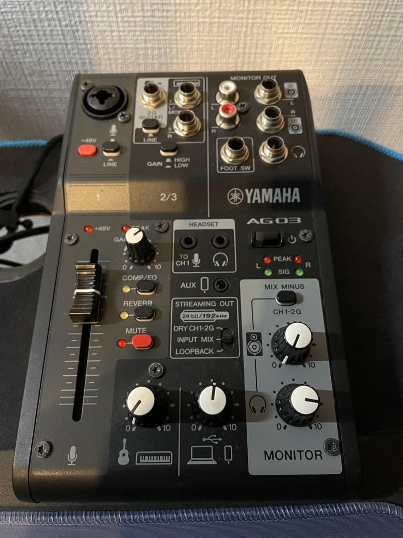ヤマハ(YAMAHA) ライブストリーミングミキサー AG03 mk2 ブラック