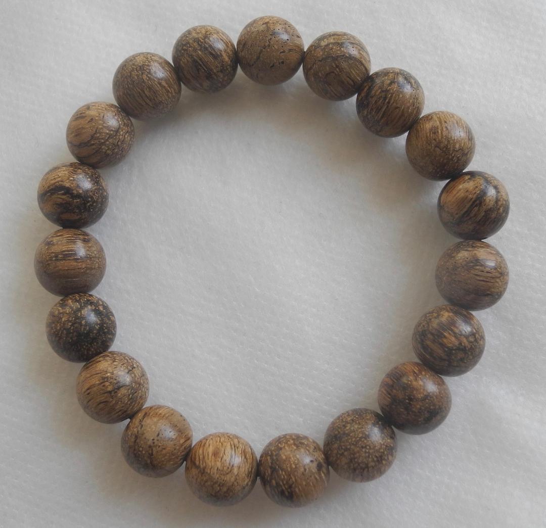 ベトナム産 高級 天然香木 沈香 数珠 ブレスレット 10g 10mm 伽羅良香
