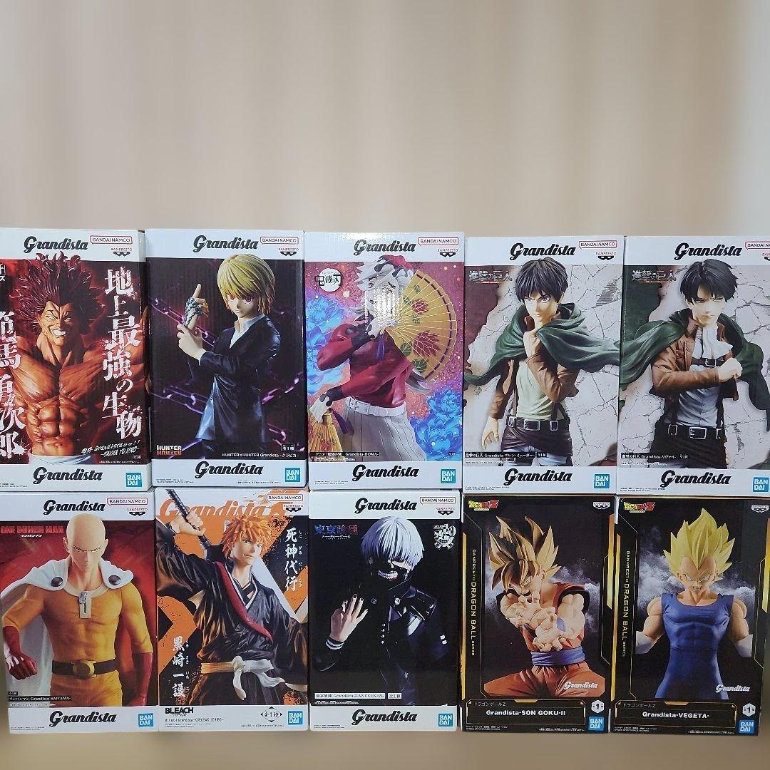 BANDAI少年誌系grandista強イケメン10点　#白るまんどのフィギュア