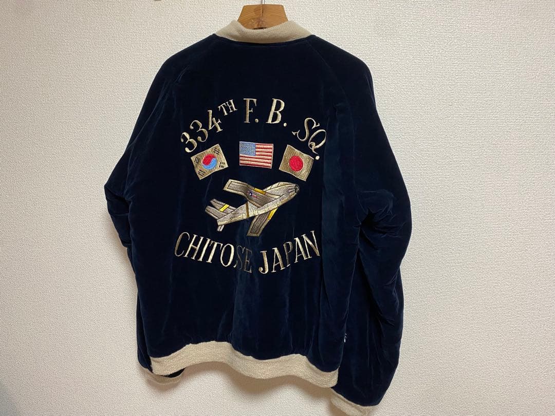 新品未使用 テーラー東洋 ×港商スカジャン　 特々大 XXLサイズ別珍