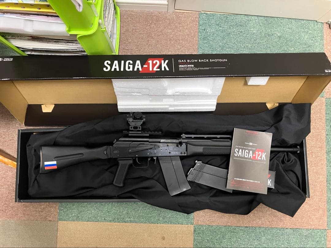 東京マルイ　saiga12k サイガ12 サイガ-12K 東京マルイ ガスブローバックショットガン エアガンレビュー