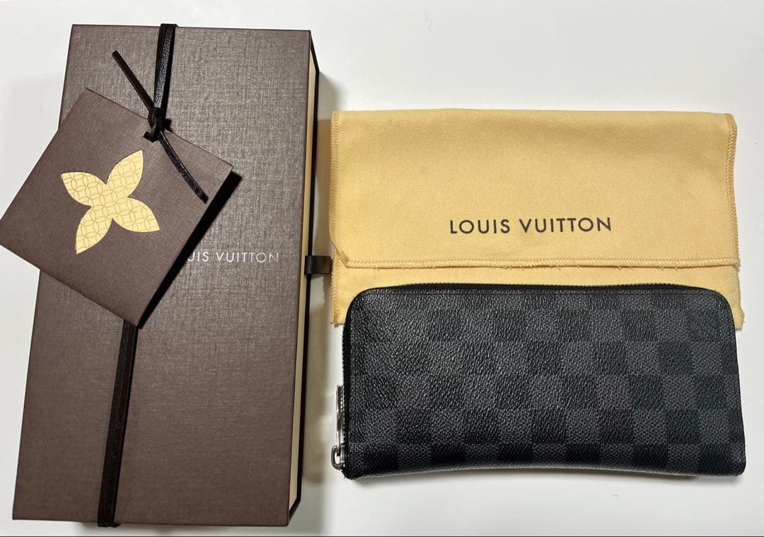 ルイヴィトンジッピーウォレット ヴェル ティカル 長財布 ダミエ