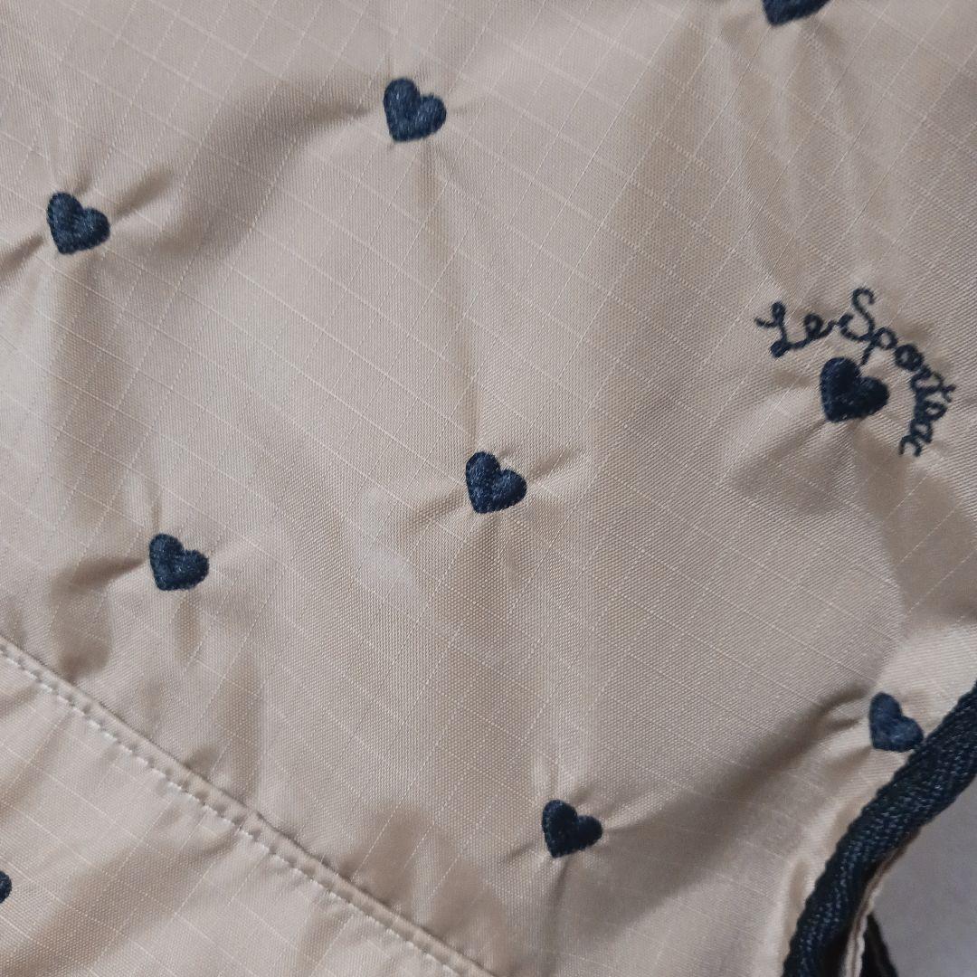 2720 レア レスポートサック リュック ハート刺繍 ブラウン 極美品