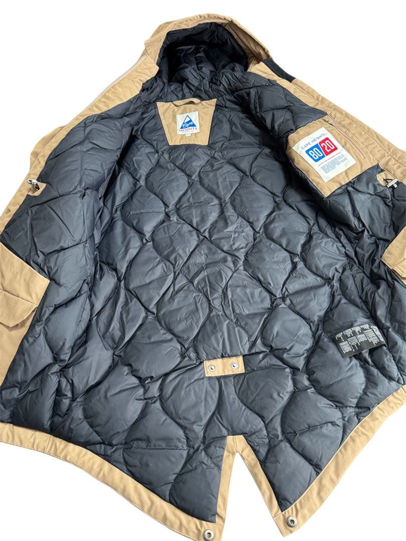 美品！ケープハイツ 80/20フィッシュテール モッズコート ダウンコート