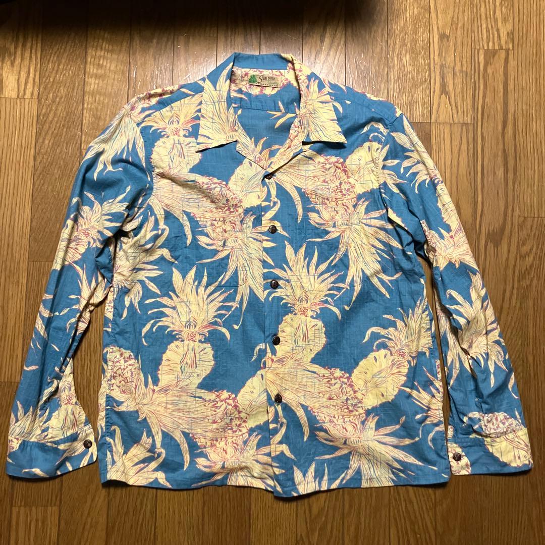 サンサーフ　コットン　アロハ　サイズ L