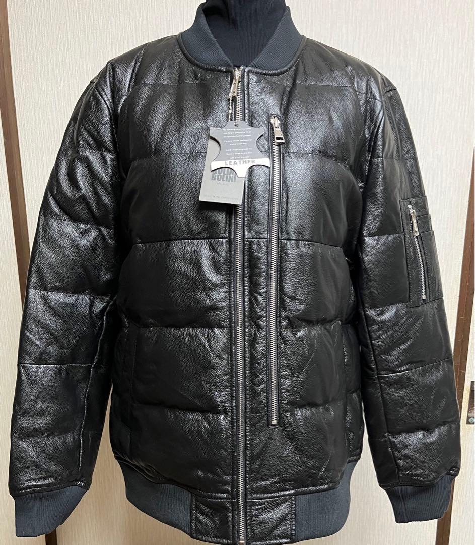 BOLINI 本革ダウンジャケット50/XL