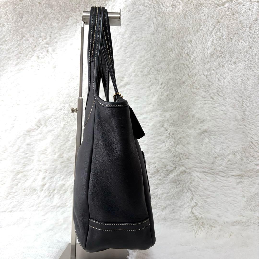 COACH コーチ ショルダーバッグ エルゴ レザートート 黒 11285 - メルカリ
