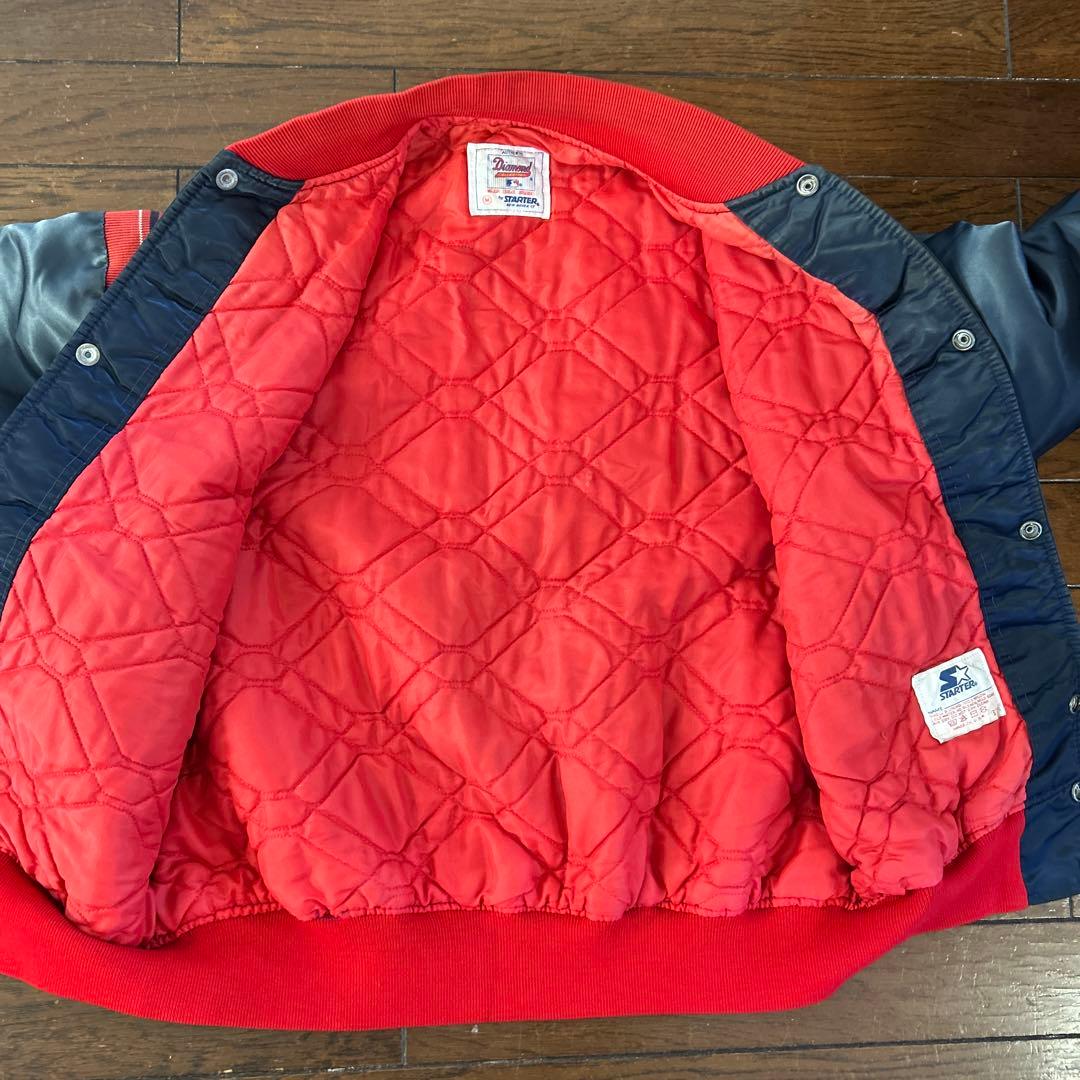 vintage! 90's indians STARTER スタジアムジャンパー - メルカリ