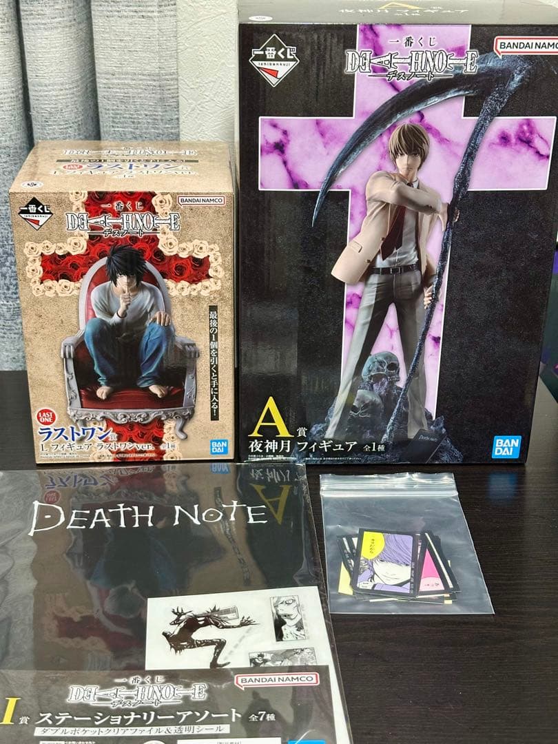 【箱あり】一番くじ　デスノート　A賞　ラストワン賞　クリアファイルステッカー