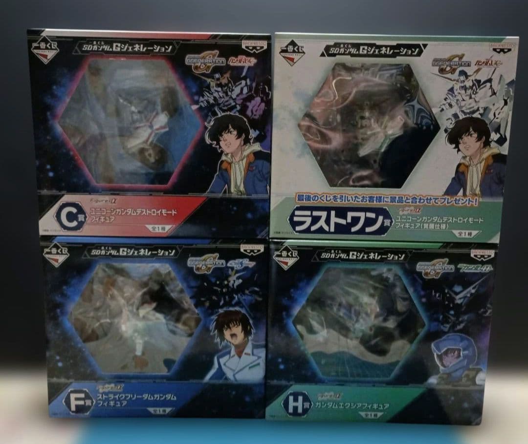 一番くじ　SDガンダムGジェネレーション　フィギュア４体セット
