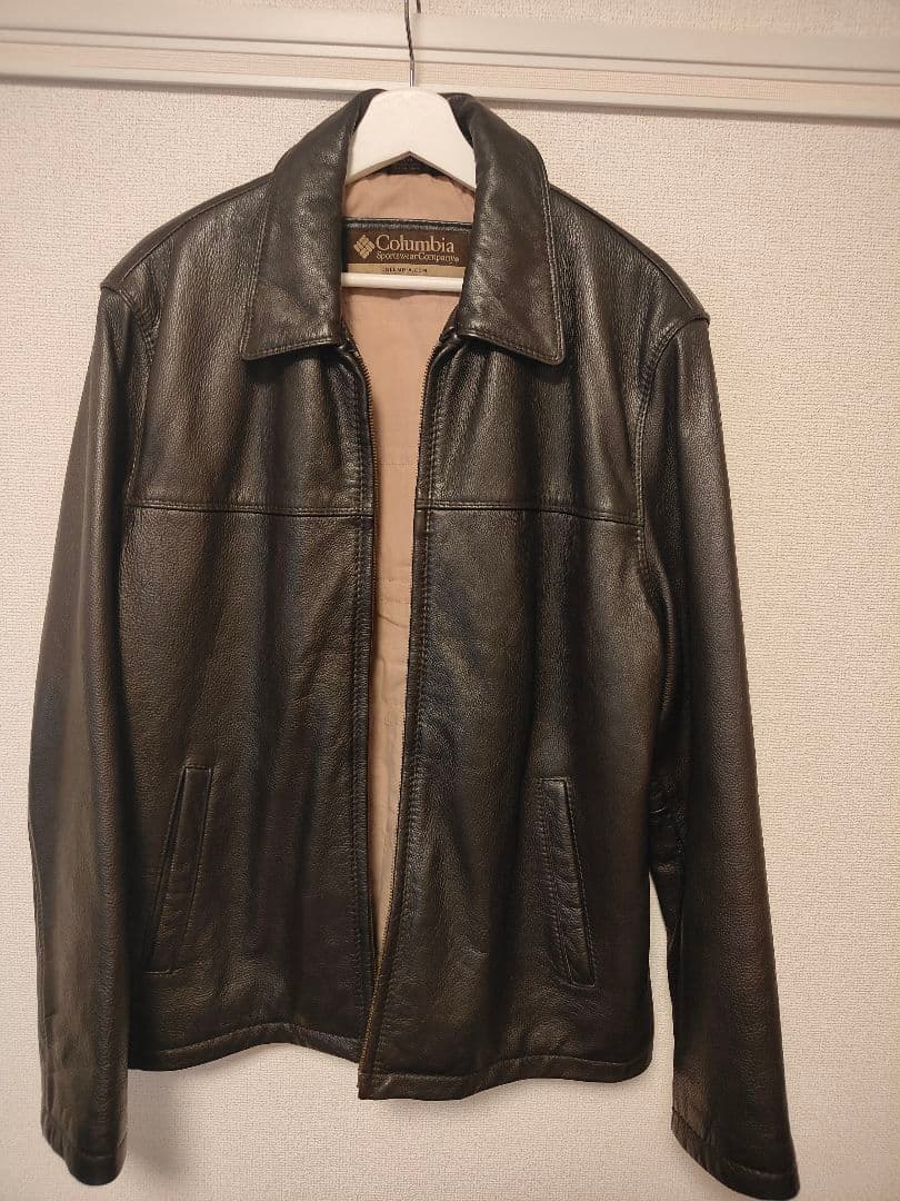 Columbia レザージャケット レザーブルゾン