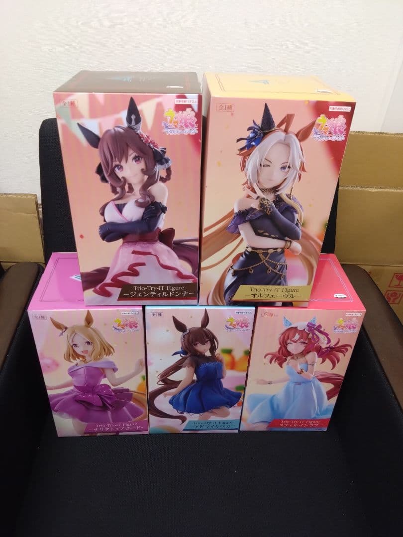 ウマ娘 Trio-Try-iTフィギュア ラウンドワン限定 5種セット