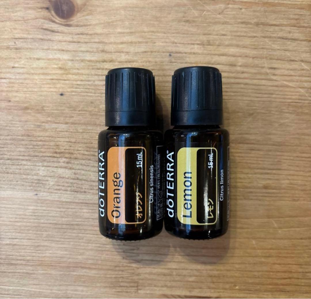 新品】doTERRA レモン・オレンジ 15ml 2本セット - メルカリ