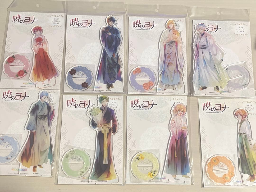 暁のヨナ　デカアクリルスタンド　PALE TONE series flower 暁のヨナ PALE TONE シリーズの美麗イラストグッズ 2021年9月発売!!