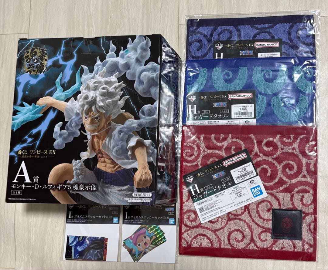 一番くじワンピースEX 悪魔を宿す者達vol.3 A賞ルフィ　ニカ　ギア5 一番くじ ワンピース EX 悪魔を宿す者達 vol.3 Special page公開