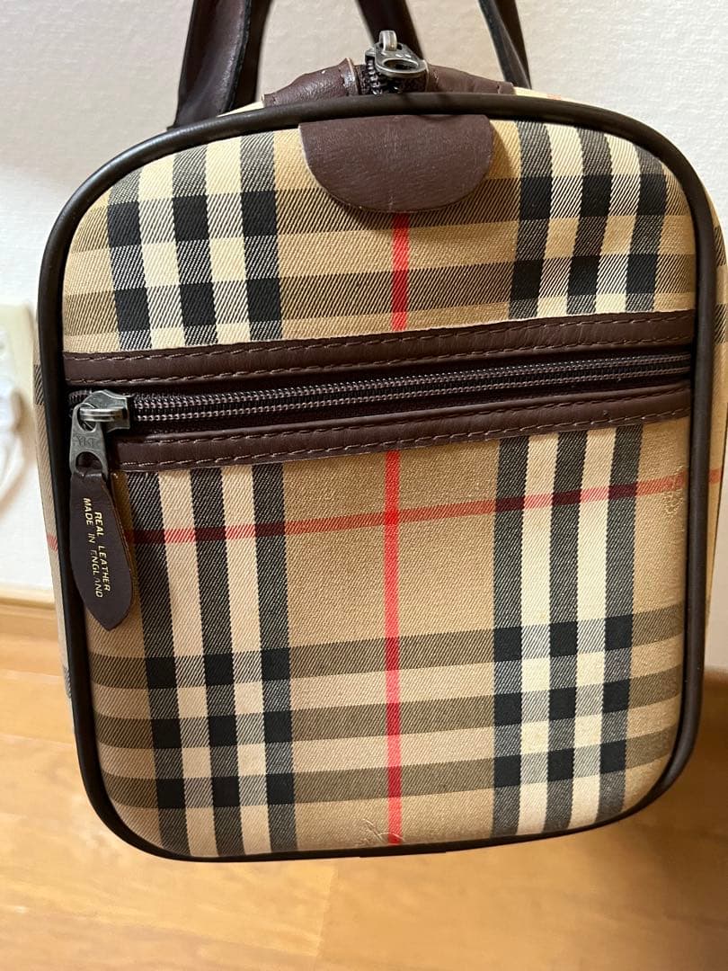 期間限定 美品 バーバリー BURBERRYS ミニバストンバッグ ノバチェック