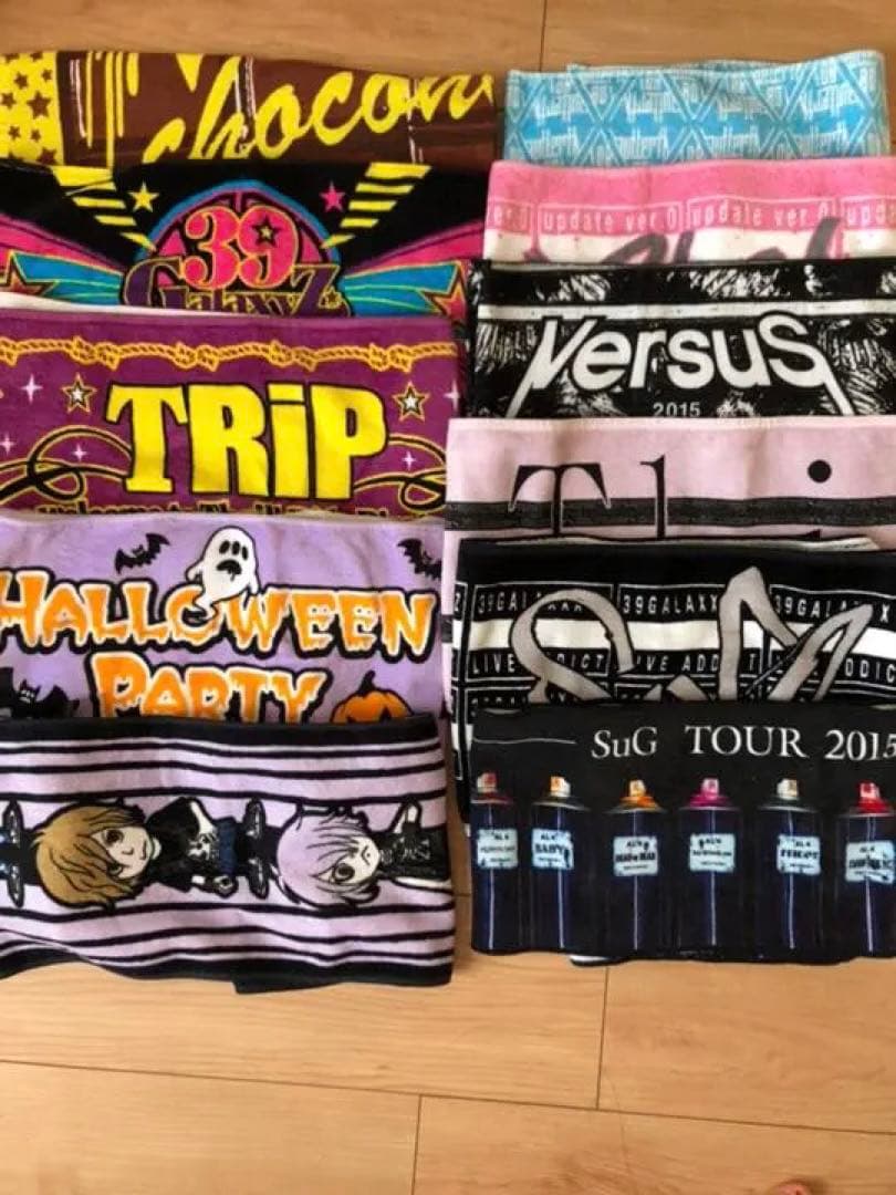 SuG マフラータオル 13枚 ビジュアル系 V系 武瑠 vα-liv 876 PRODUCTION FES. 公式マフラータオル【水谷絵理】