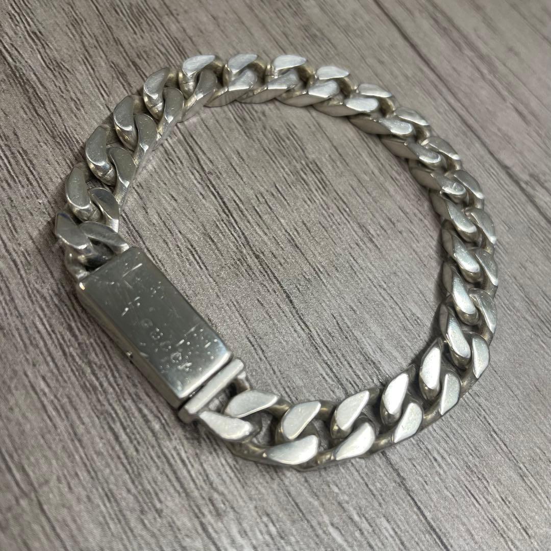 【GUCCI】グッチ 喜平チェーン ブレスレット シルバー925