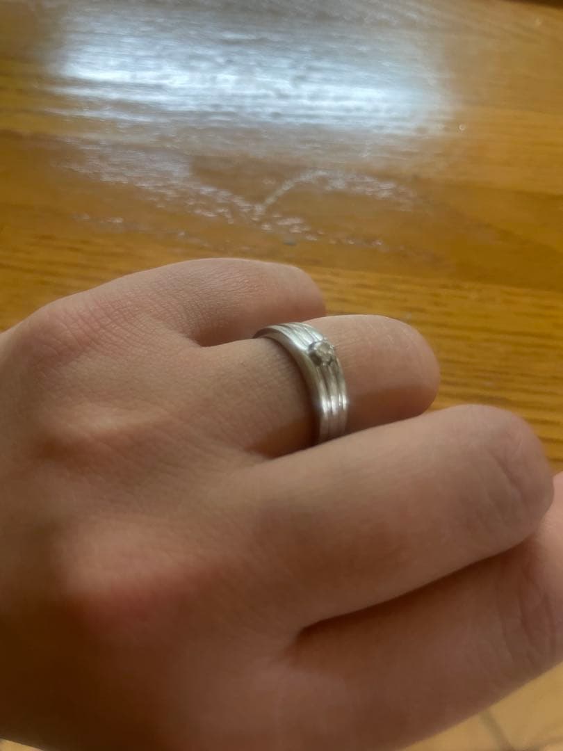 プラチナダイヤモンドリング5.6g