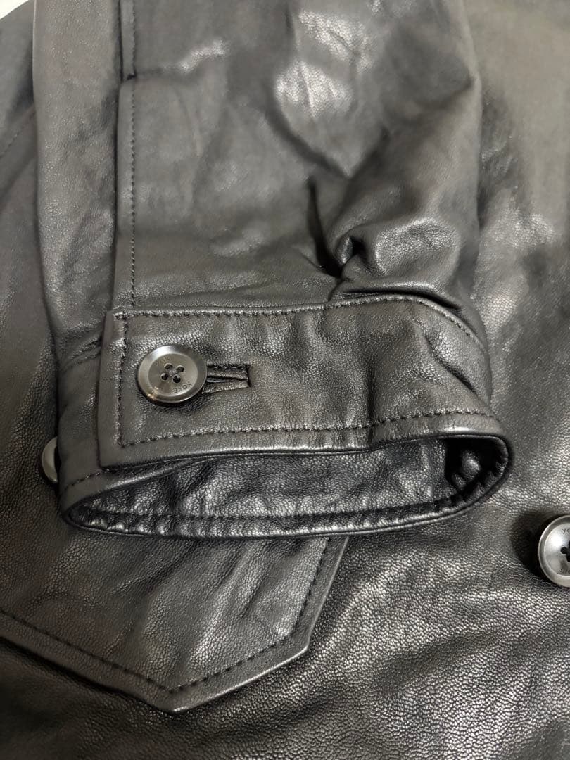 祝日セール YOKE Goat Leather Car Coat ブラック 3 - メルカリ