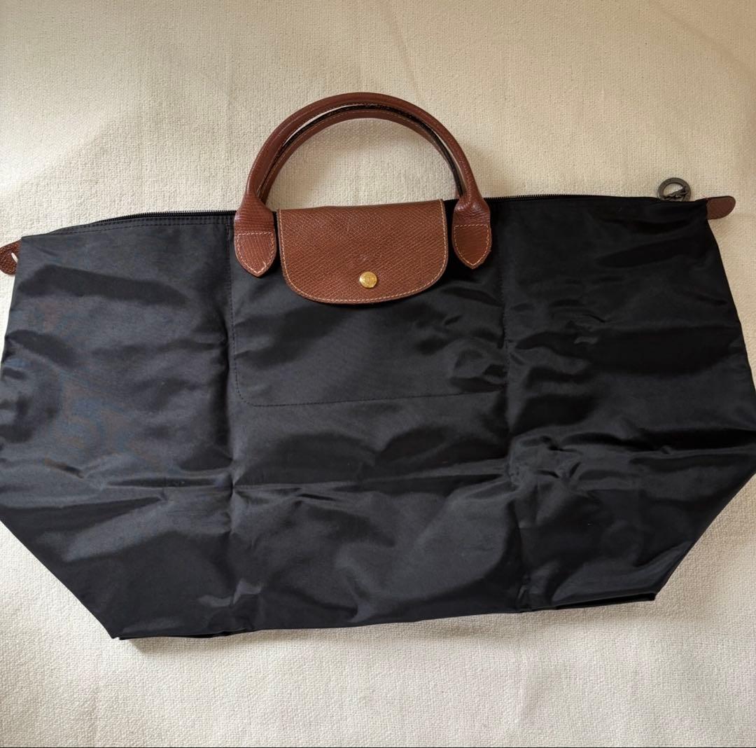 LONGCHAMP★ロンシャン プリアージュ トラベルバッグ L ブラック