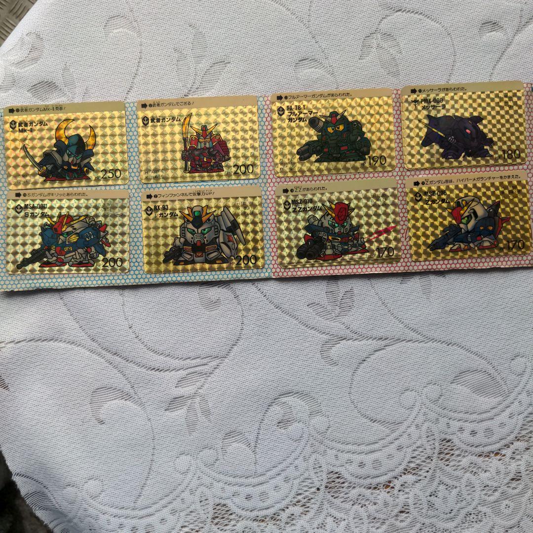 昭和レトロ 騎士ガンダム物語ファイルブック キラキラカード入 当時物