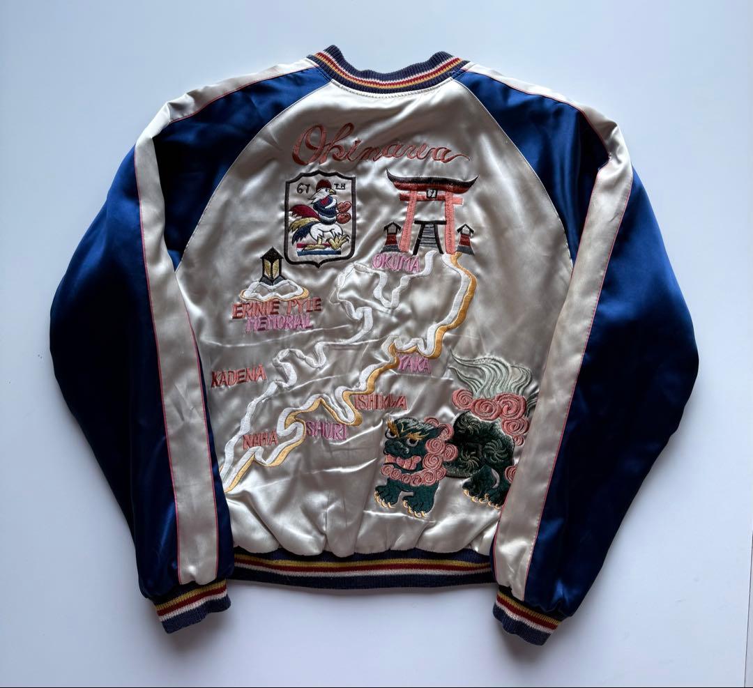 ヴィンテージ・ビンテージ品☆テーラー東洋 スカジャン 赤と金 鷲刺繍