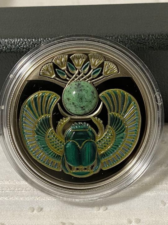 toru　2020　ニウエ　スカラベ　ジャスパー（碧玉）500個限定　銀貨