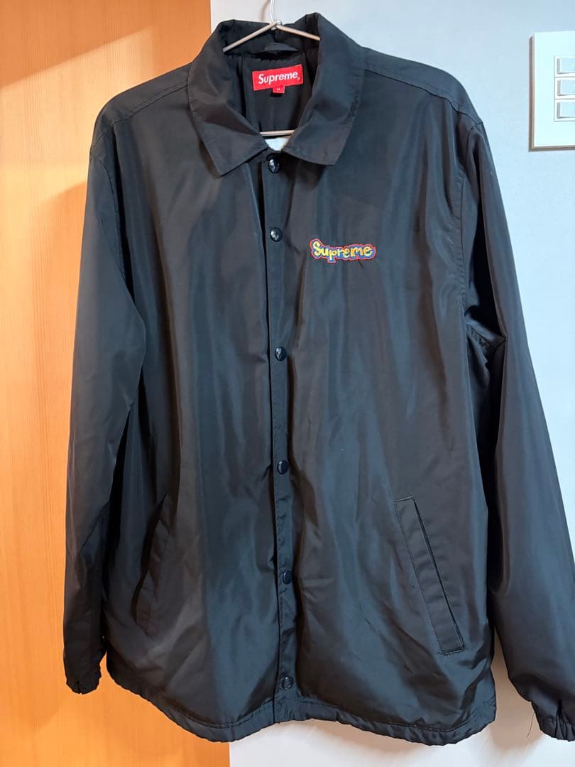 Supreme コーチジャケット M ブラック