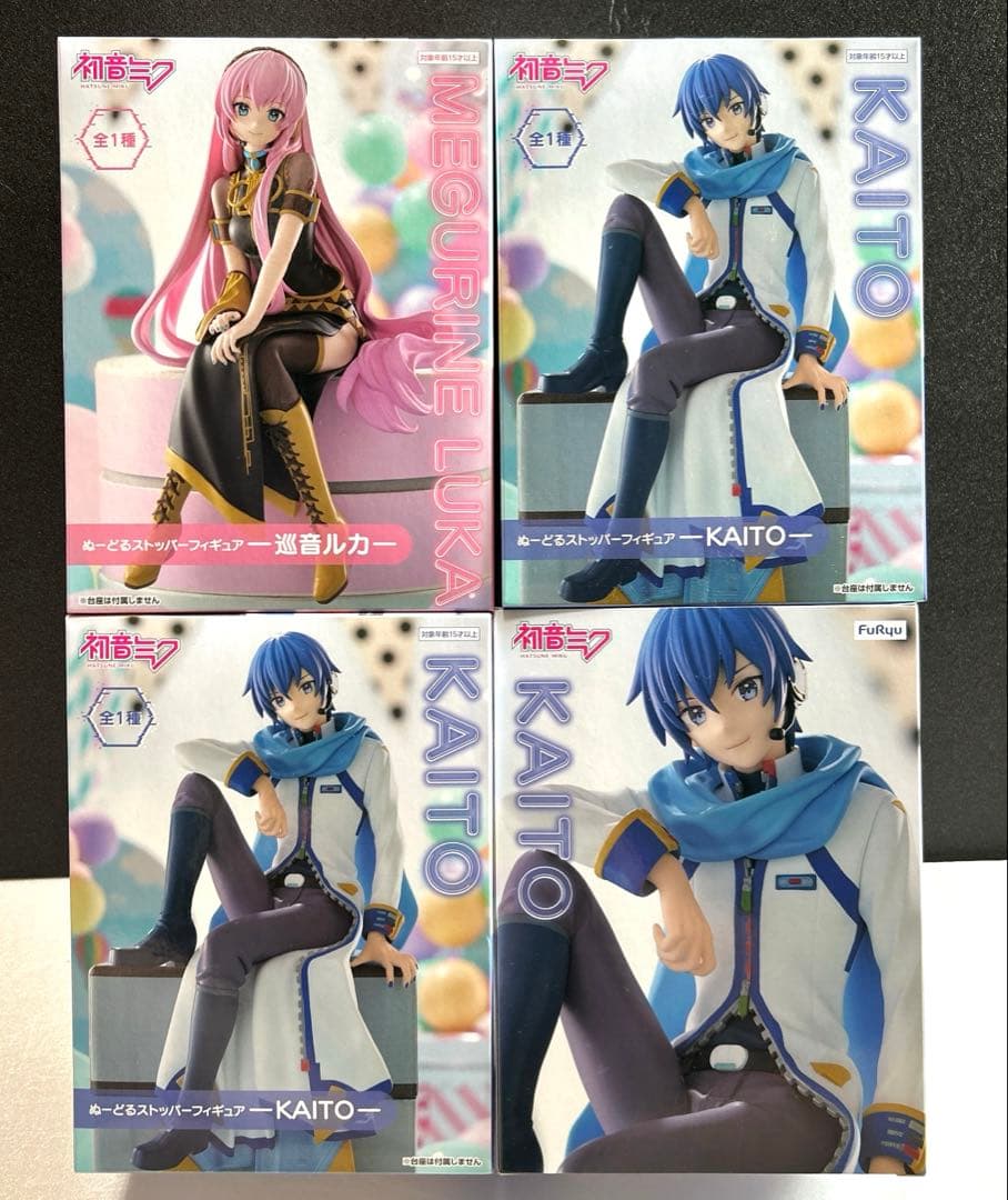 初音ミクシリーズ　ぬーどるストッパーフィギュア KAITO×3 巡音ルカ